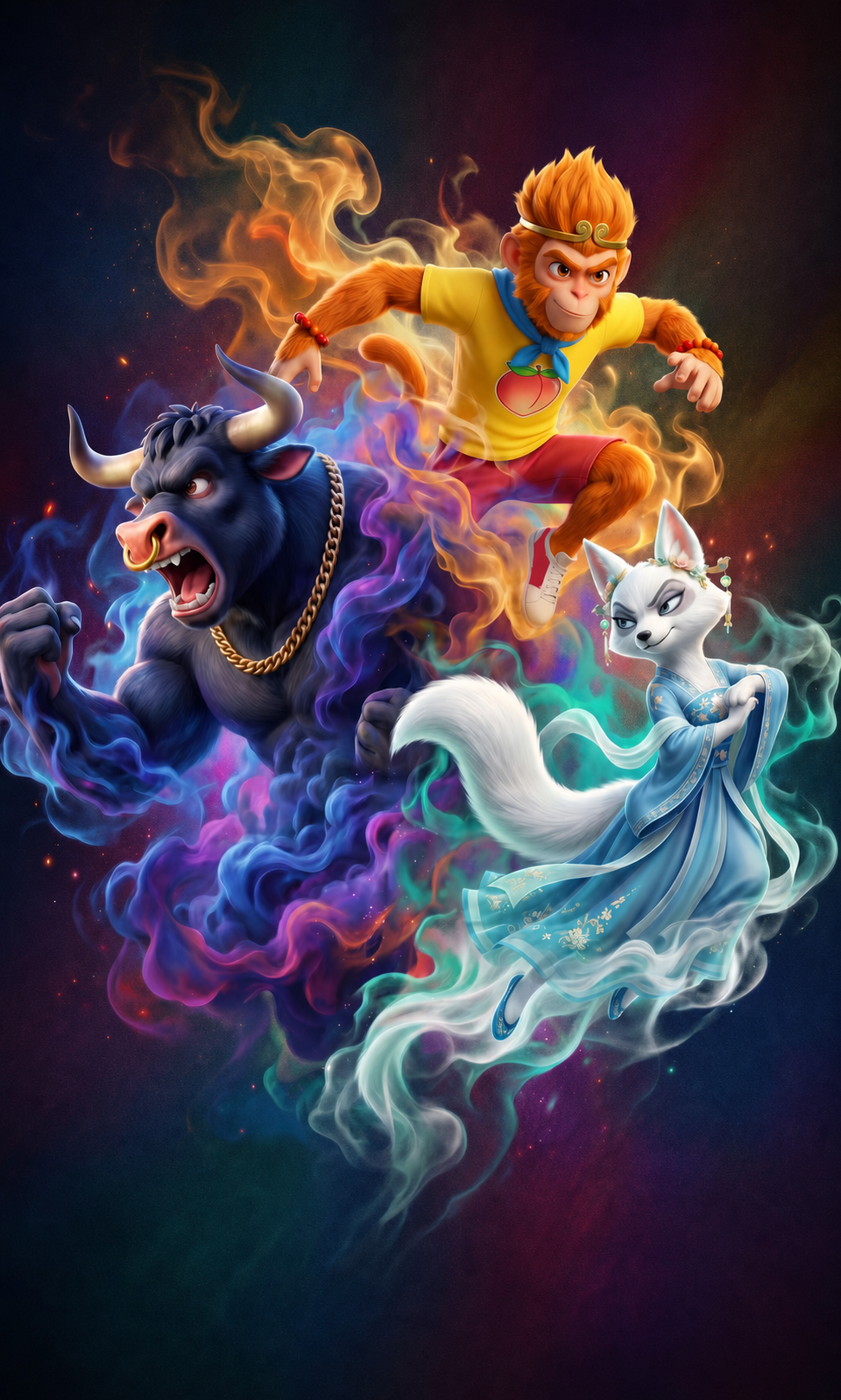 WukXmos — the Wukong-inspired hero of the PlayXmos IP universe